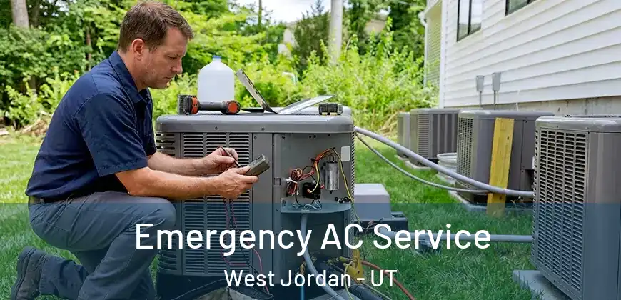 Emergency AC Service West Jordan - UT